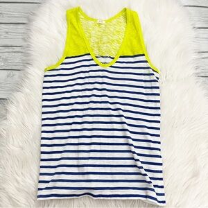 J. Crew Striped Nautical Tank Top